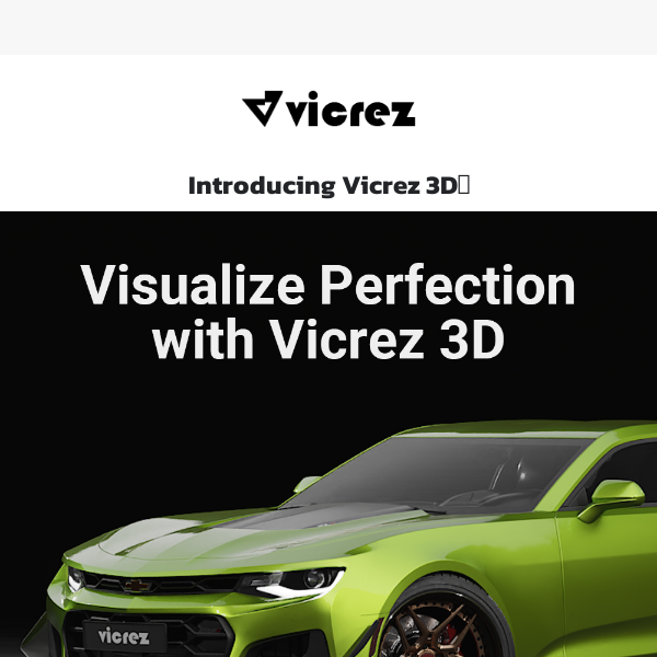Introducing Vicrez 3D – Transform Your Car Today 🎉