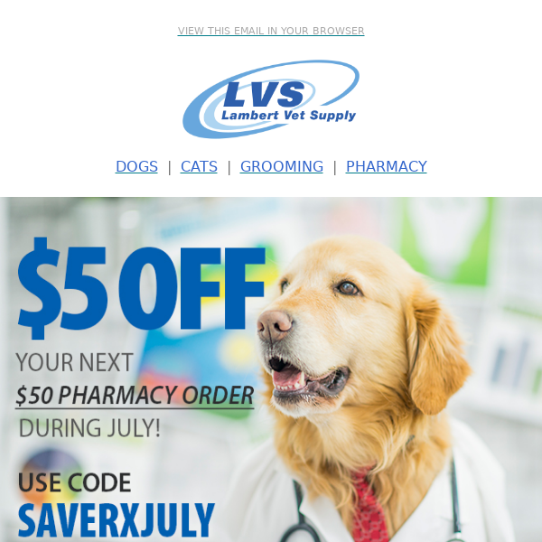 Lambert Vet Supply  😺 Your Pet's Health Is Our #1 Priority! $5 Off $50