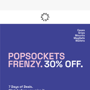 🌟 Don't Miss Out on the PopSockets Frenzy Sale!