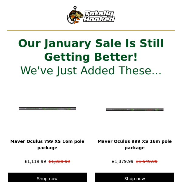 We've Just Added These To Our January Sale!