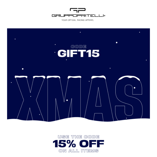 Use code: GIFT15 for 15% off EVERYTHING!