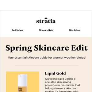 The spring skincare edit 🌼