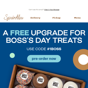 Plan Something Sweet For National Boss’s Day! 🧑💼💼