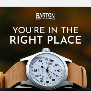 Welcome to the BARTON Family, Barton Watch Bands!