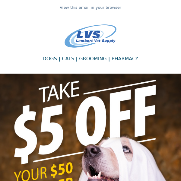 Lambert Vet Supply 😺 Get $5 Off $50 on Pet Meds!