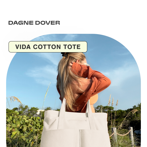 Dagne Dover Vida Cotton Tote