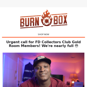 Last Chance to Join the FD Collectors Club Gold Room