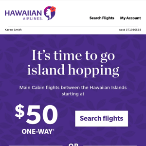 You + low fares = island hopping