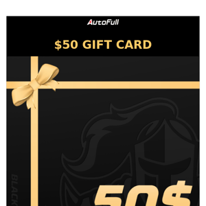 Please receive your $50 Gift Card.