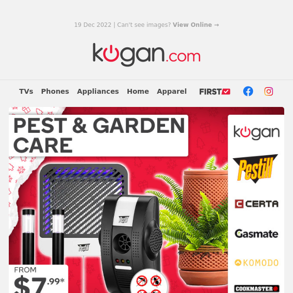 Pest Control from $7.99* So Mosquitoes Don't Ruin Your Christmas! 🦟