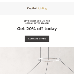 [Activate Offer]: 20% Off for you
