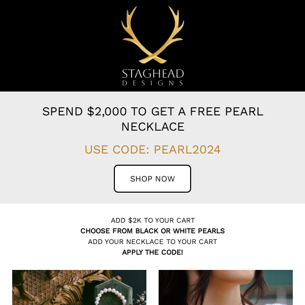 Get a FREE Pearl Necklace