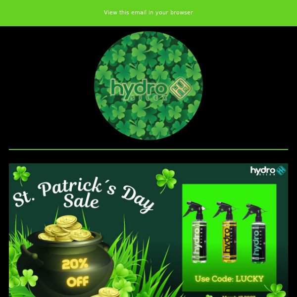 Get lucky with this special offer! 🍀