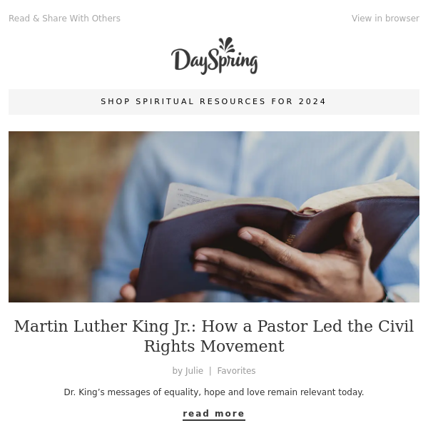 How a Pastor Led the Civil Rights Movement