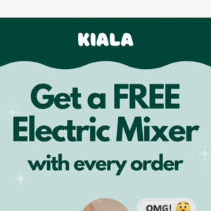 $15 OFF Kiala Greens + FREE Mixer 👀😱 - Kiala Nutriton