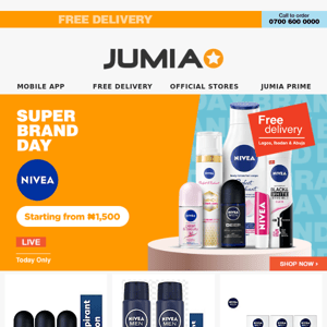Nivea Brand Day Live Now! | ⚡Enjoy Up to 35% Off