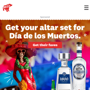 The spirits are ready for Día de los Muertos.