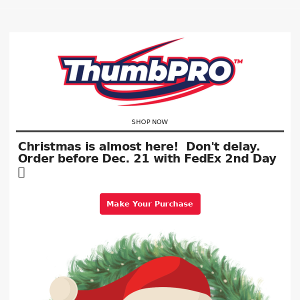 Get your Christmas shopping done with ThumbPRO! 🎁