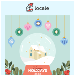 Happy Holidays from Locale 🎄