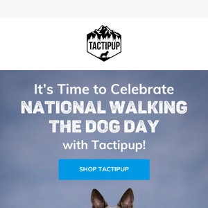 It’s National Walking the Dog Day!