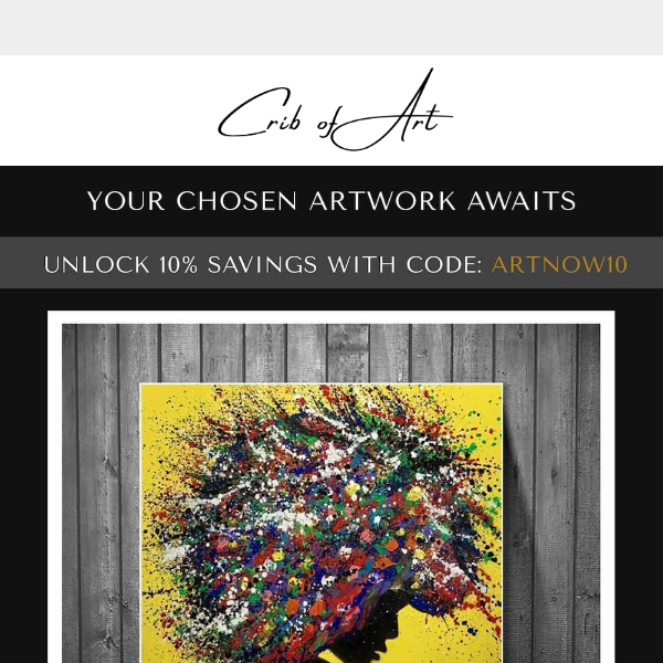 Save 10% Off on Your Chosen Art Piece! 🎨