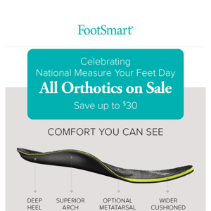 Happy National Measure Your Feet Day! 🦶 ALL ORTHOTICS ON SALE! + Sandals Under $50
