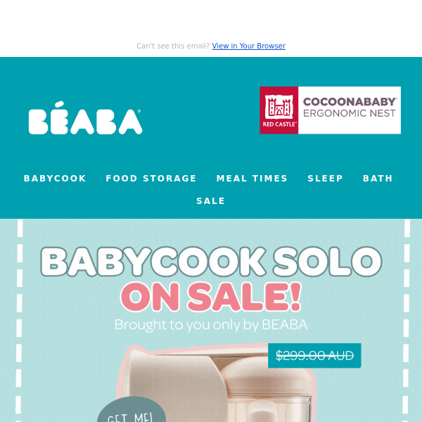 Grab the Limited Edition Pink Babycook Solo & Save $70! 🎉