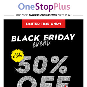 Oops! We dropped our Black Friday deals early! 😱