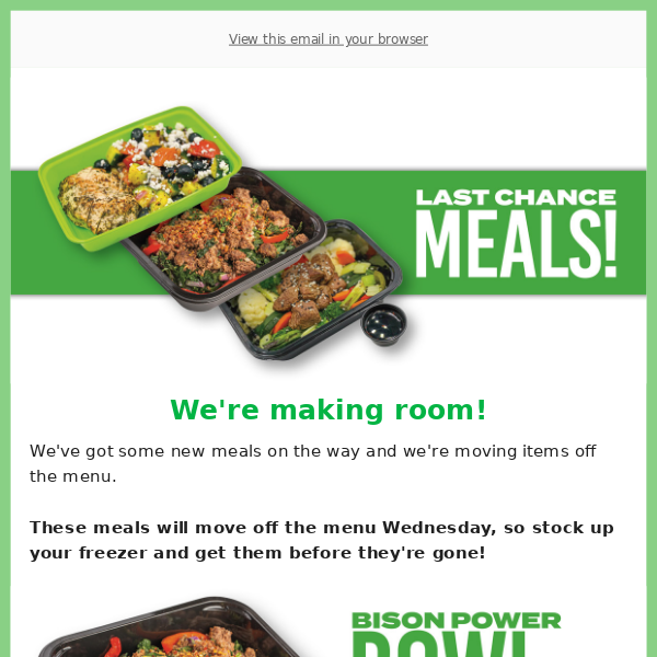 ⏰ Get'em before they're gone!🥗