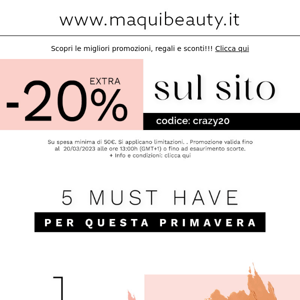 🥰 -20% sul web 5 must have! 🤩