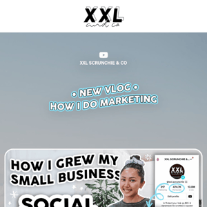 How I Grew + Marketed XXL Scrunchie ~ 475+ TiKTok 💫🖤