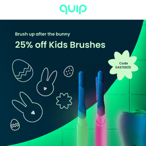 🐇 🍫 Sugar rush? Hare’s 25% off Kids Brushes