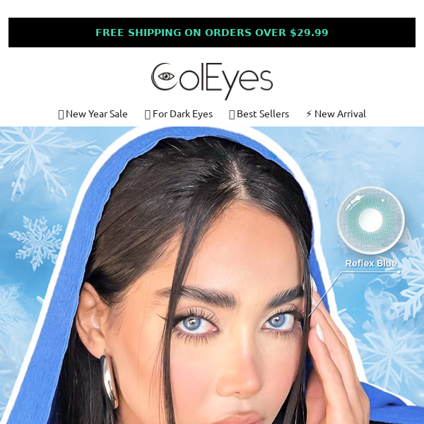 Coleyes Sassy Blue Prescription Yearly Cosplay Colored Contacts
