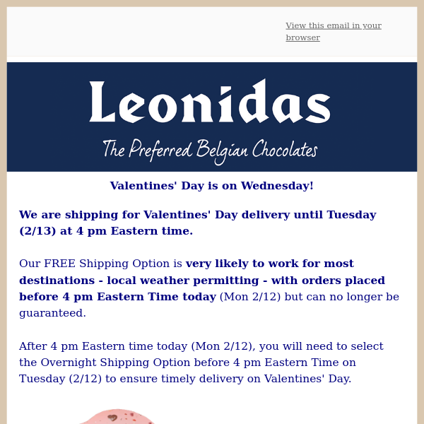 ⏰⏰Last Call for Valentines' Day Delivery ❤️❤️