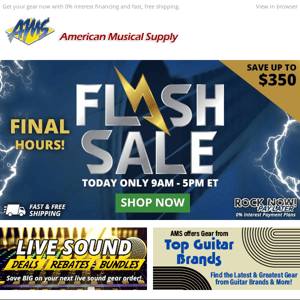 Last Chance! Flash Sale Ends Soon, Don't Miss Your Chance to Save!