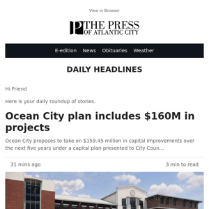 Ocean City plan includes $160M in projects