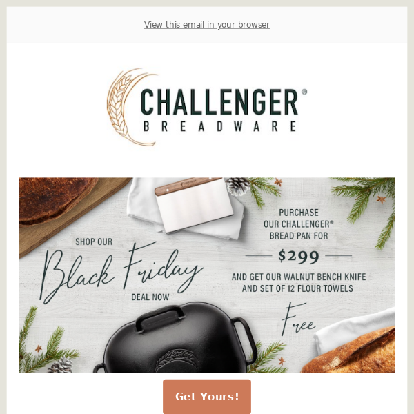 🥖 Challenger Bread Pan Bundle - Extended one more day!