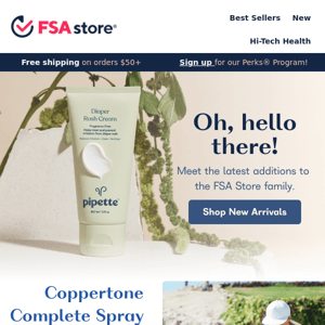 NEW: Coppertone, Pipette, Eucerin, CeraVe & more!