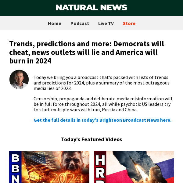 Trends, predictions and more: Democrats will cheat, news outlets will lie and America will burn in 2024
