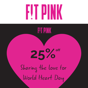 25% off to Share the Love  ❤️