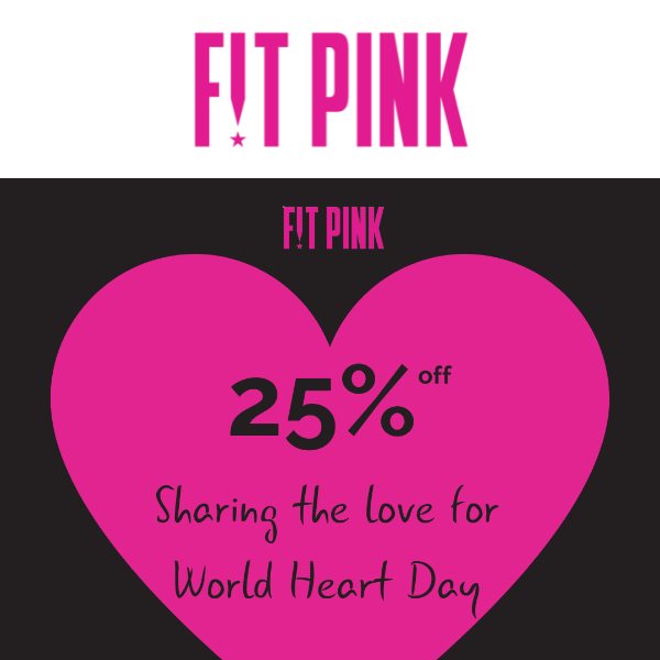 25% off to Share the Love  ❤️