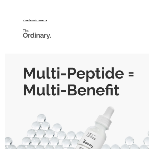 All about peptides.