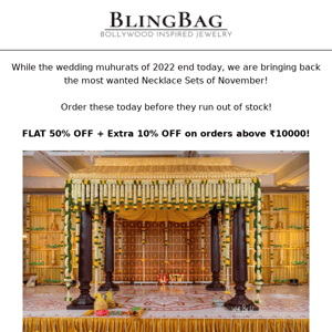 Bling Bag, Last Wedding of 2022.