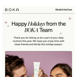 Happy Holidays From BOKA❄️