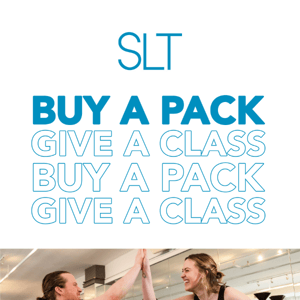 give a FREE class when you buy a class pack 🔥