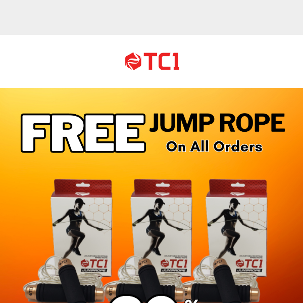 🎉 20% Off + FREE Jump Rope = Ultimate Fitness Savings! 🎉