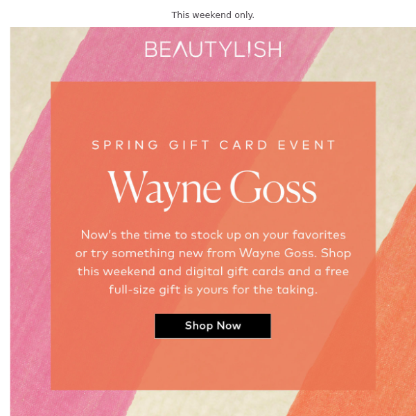 A free gift from Wayne Goss, to you 🎁