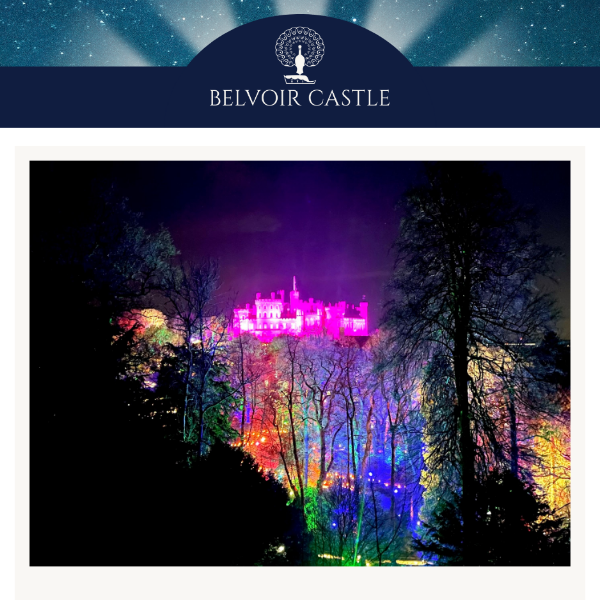 Shine a light this weekend at Belvoir Castle! ✨💖