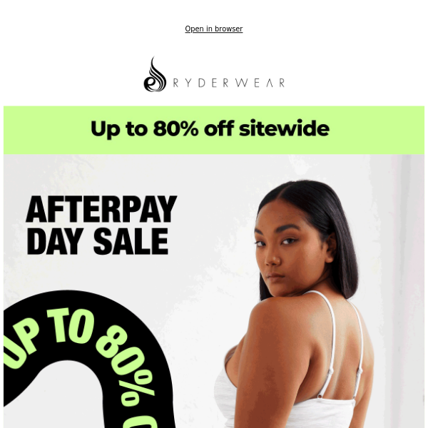 🤑AFTERPAY DAY SALE IS LIVE 🚨