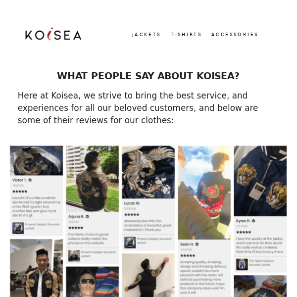 What People say about Koisea?